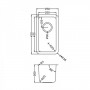 Cora Single Bowl Sink 240*440*200
